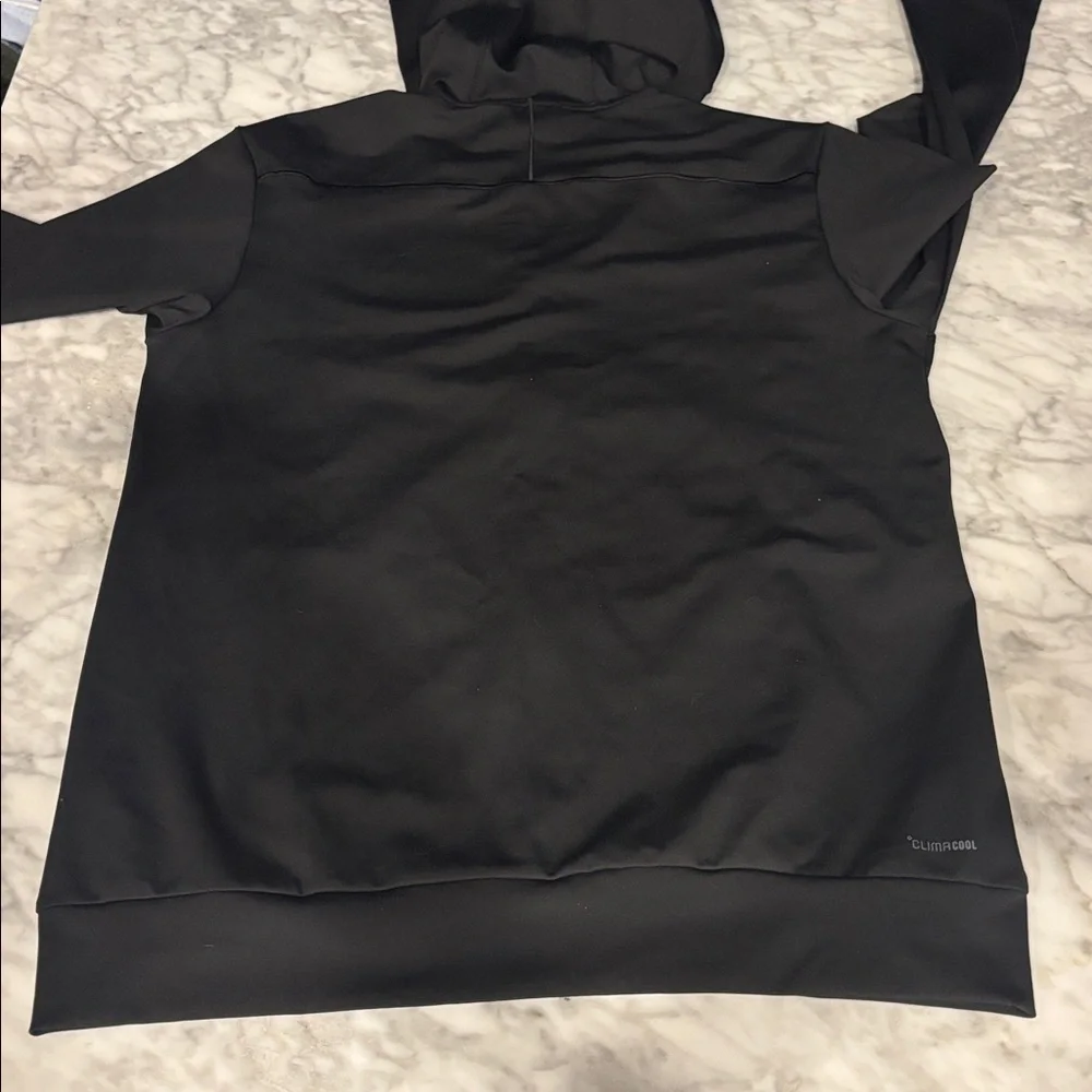Adidas “PureMotion” Black Hooded Jacket size small